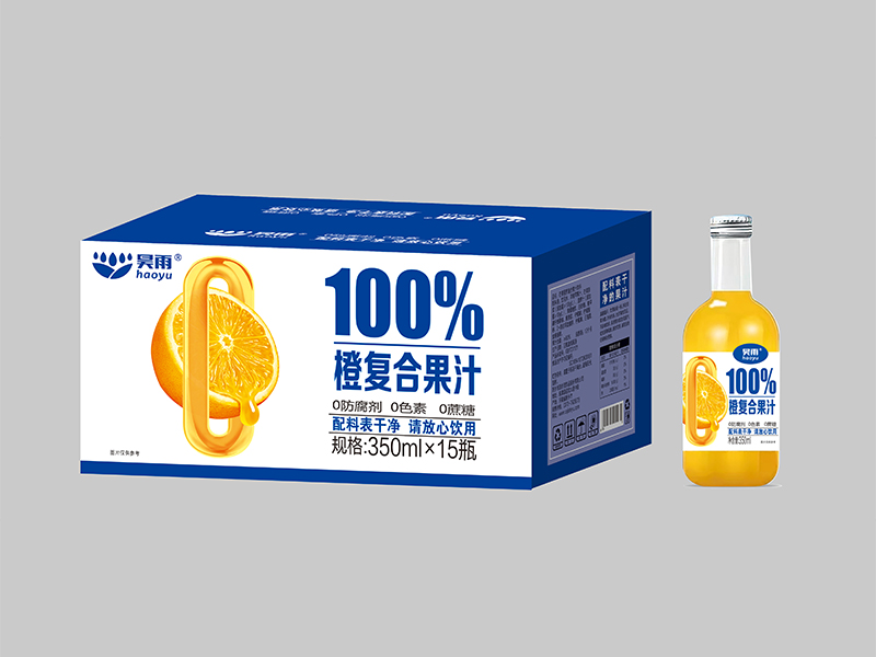 百分百橙復(fù)合果汁350ml